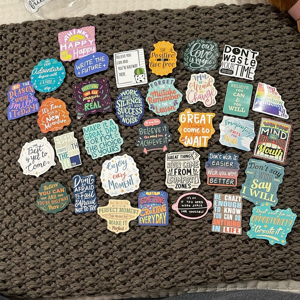 STICKERS FOR STANLEY CUPS CARS BOOKS TABLES COMPUTERS
